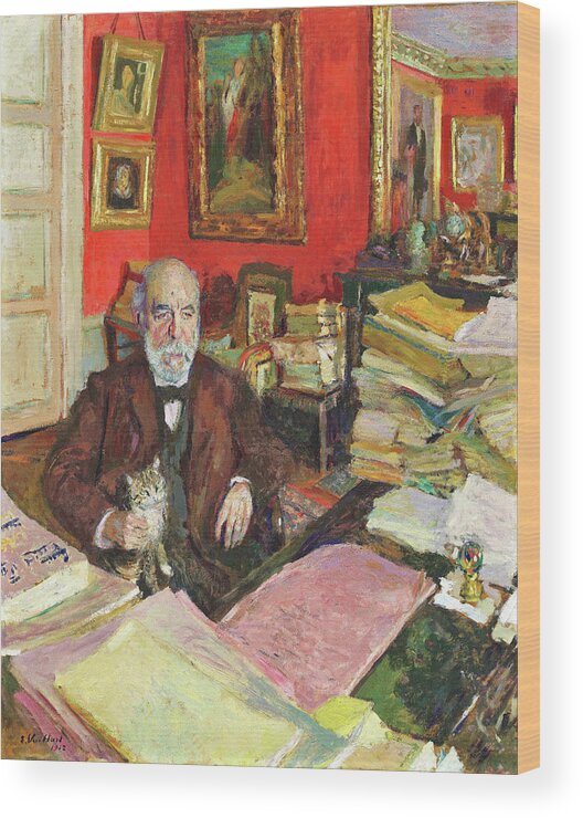 Theodore Duret Wood Print featuring the painting Theodore Duret - Digital Remastered Edition by Edouard Vuillard