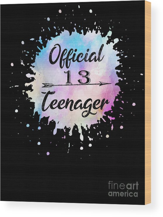 13th Birthday Gift, 13th Birthday Girl Official Teenager