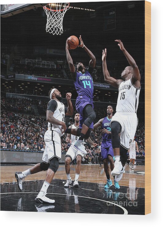 Nba Pro Basketball Wood Print featuring the photograph Michael Kidd-gilchrist by Nathaniel S. Butler