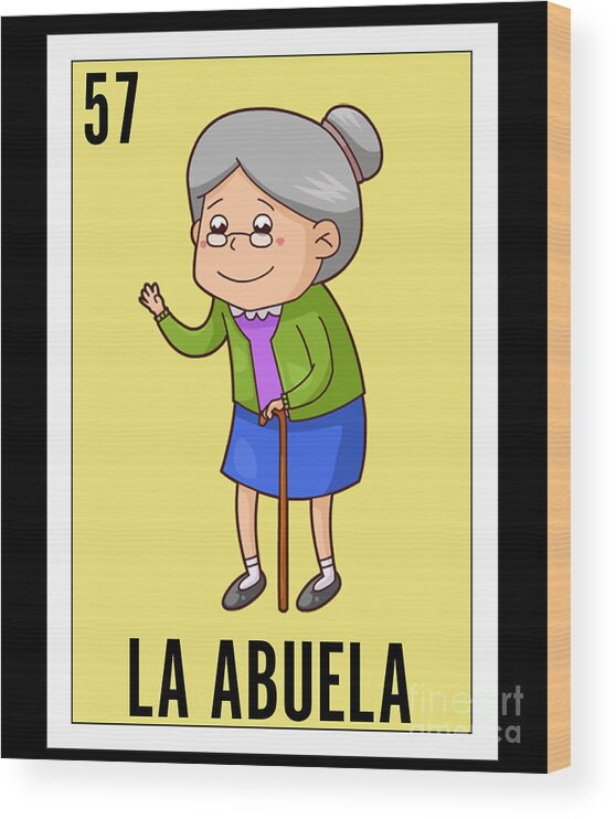 Loteria Mexicana - Abuela Mexican Loteria Art - Regalo Para Abuela