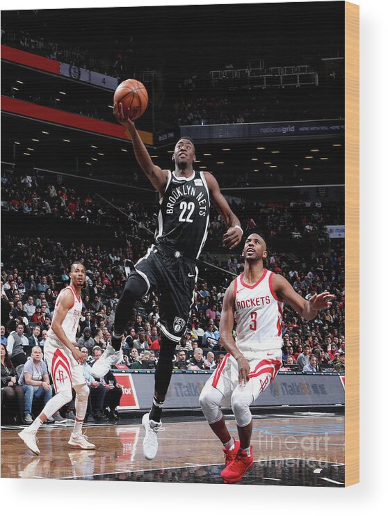 Nba Pro Basketball Wood Print featuring the photograph Caris Levert by Nathaniel S. Butler
