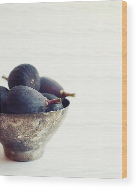 Figs Wood Print featuring the photograph A Few Figs by Lupen Grainne