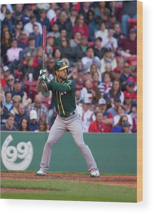 People Wood Print featuring the photograph Brett Lawrie by Rich Gagnon