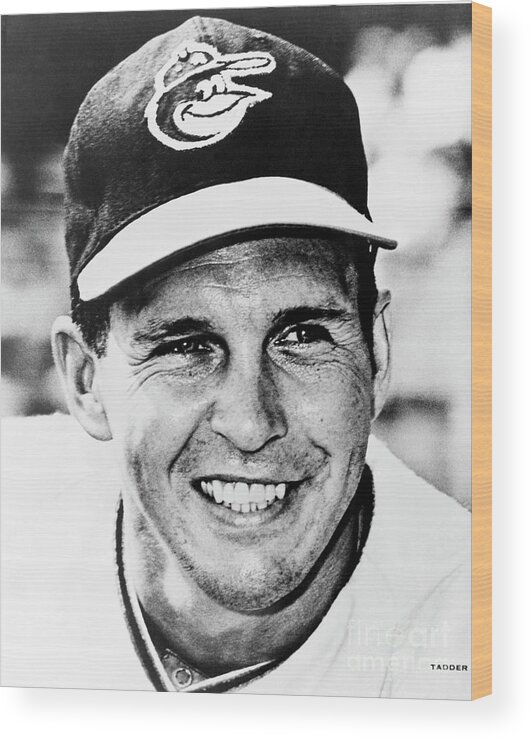 American League Baseball Wood Print featuring the photograph Brooks Robinson by National Baseball Hall Of Fame Library