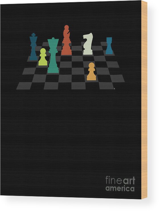 Rook Chess Piece Chess Player Distressed Graphic Art Metal Print by Thomas  Larch - Pixels