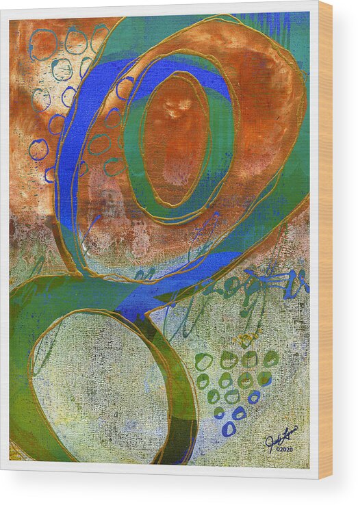 Acrylic Wood Print featuring the painting Continuum 1 by Judi Lynn