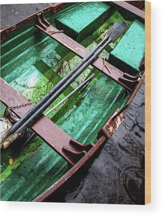 Boat Wood Print featuring the photograph Currach by Cheryl Prather