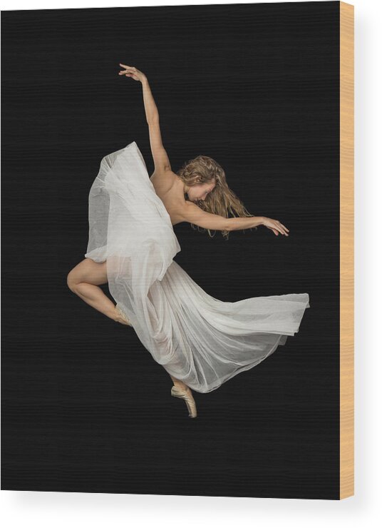 Dancer Wood Print featuring the photograph Dancer by Lynn Davis
