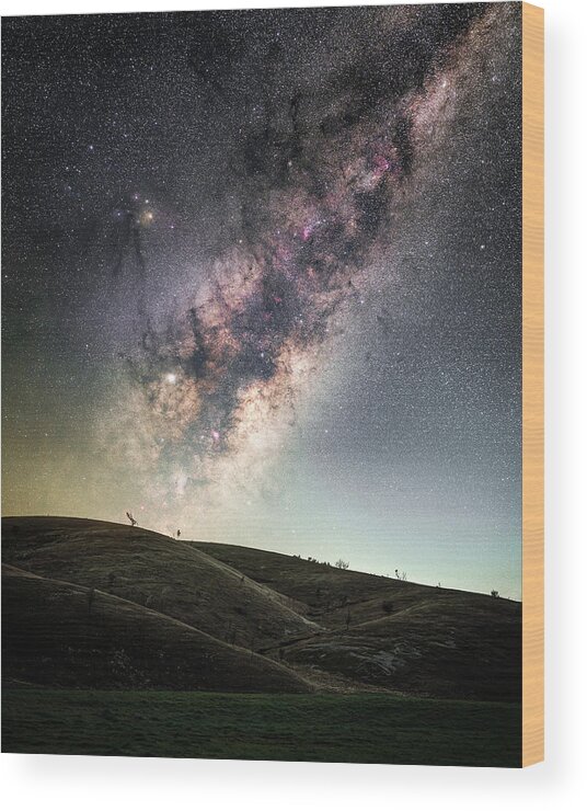 Milky Way Wood Print featuring the photograph Eternal Beauty by Ari Rex