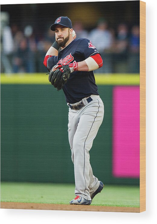 People Wood Print featuring the photograph Jason Kipnis by Rich Lam