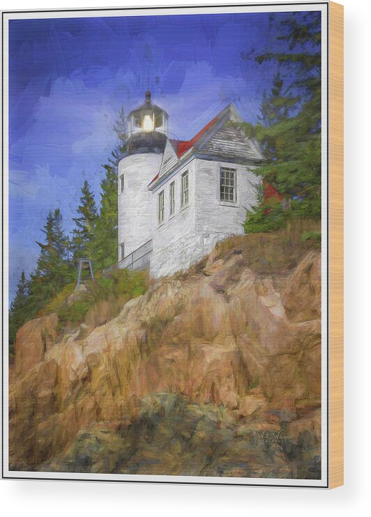 Lighthouse Wood Print featuring the photograph Lighthouse 2 by Will Wagner