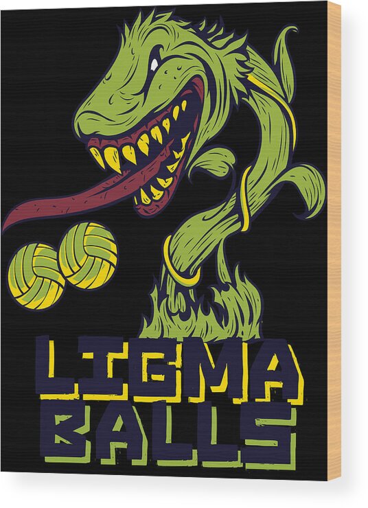 Ligma Balls Funny Carnivore Plant Art Print by Jacob Zelazny