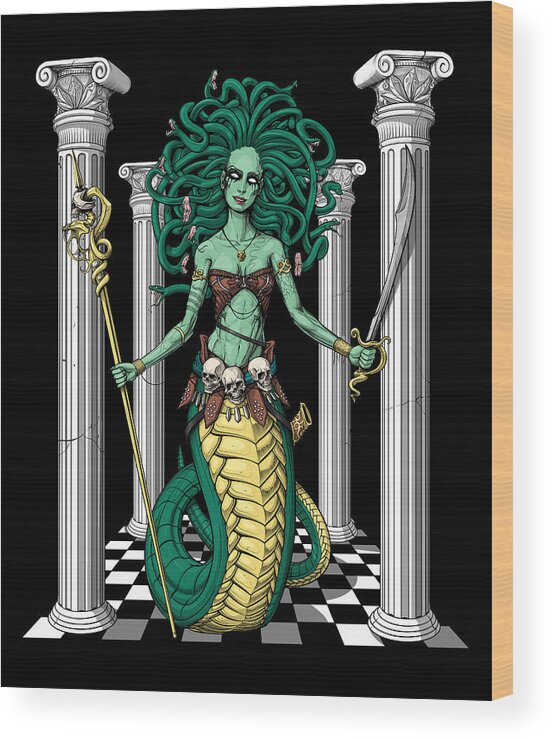 Gorgon Mythology Graphic · Creative Fabrica
