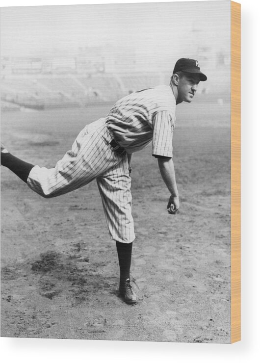 1930-1939 Wood Print featuring the photograph New York Yankees by Bruce Bennett