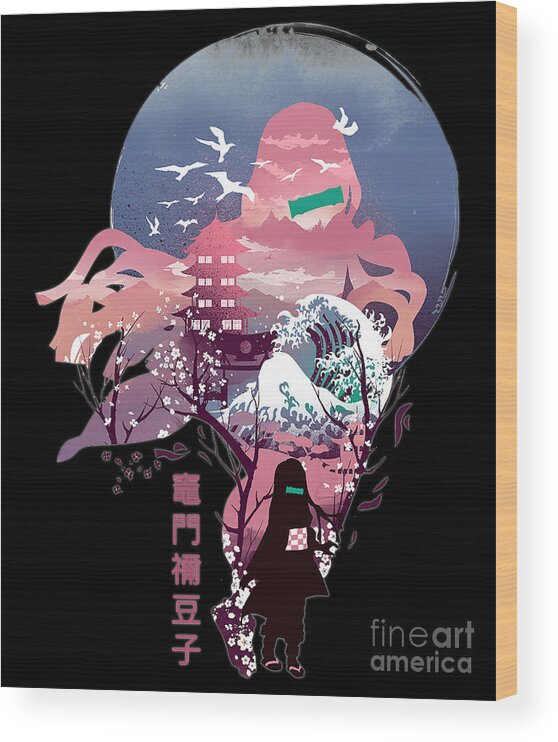 Anime Japanese Demon Slayer T-Shirt Poster by Anime Art - Pixels