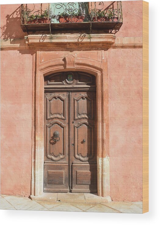 Old Door Wood Print featuring the photograph Old Wood Door Photo 103 by Lucie Dumas