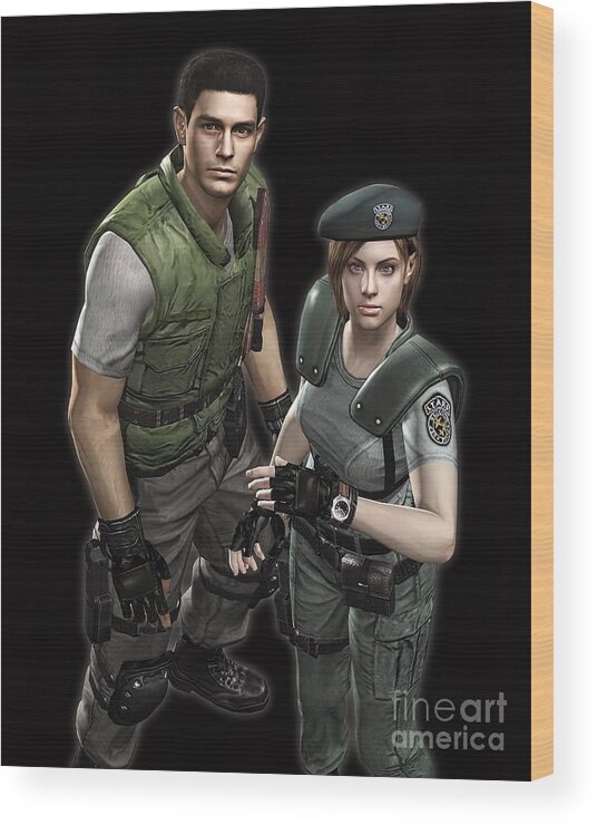 American Classics Unisex Adult Resident Evil Chris and Jill Short