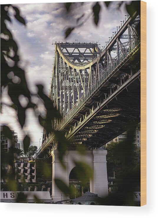 River Wood Print featuring the photograph Story Bridge by Rick Nelson