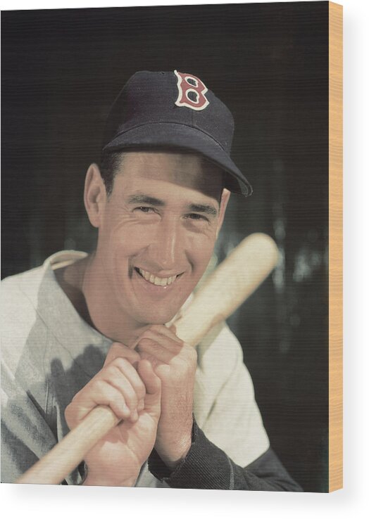  Wood Print featuring the photograph Ted Williams The Kid by Paul Plaine