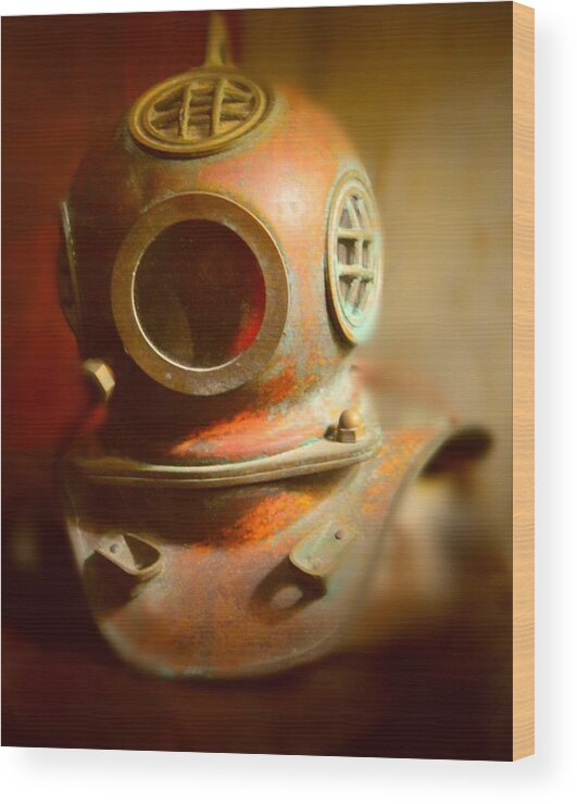 Diver Wood Print featuring the photograph The Retired Diver by Stacie Siemsen