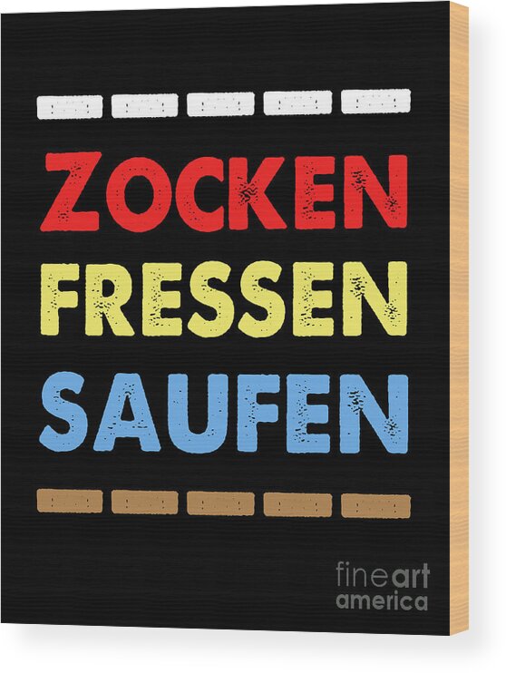 Zocken Saufen Computer Gamer Gaming Zocker Gift Digital Art by Thomas Larch  - Pixels