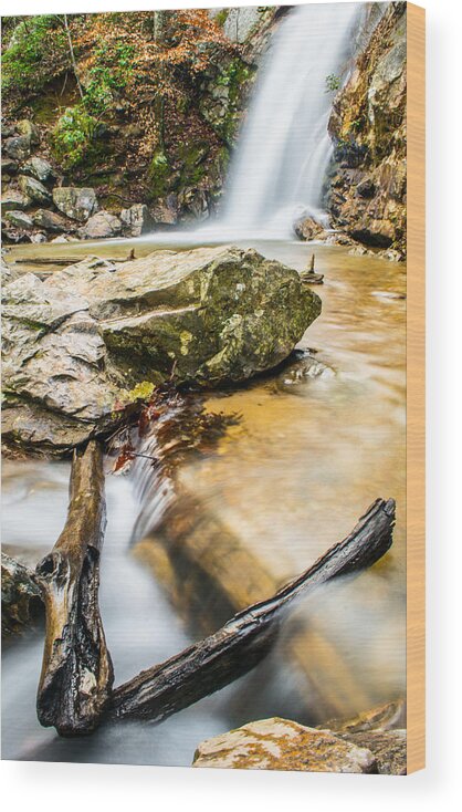 Peavine Falls Wood Print featuring the photograph Peavine Falls by Parker Cunningham