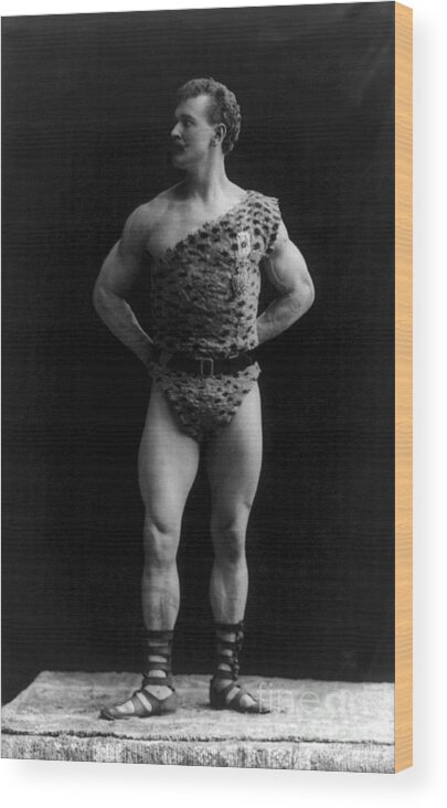 Erotica Wood Print featuring the photograph Eugen Sandow, Father Of Modern by Science Source