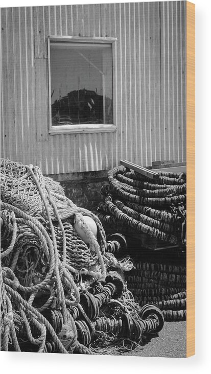 Fishing Nets Wood Print featuring the photograph Fishing Nets by Dr Janine Williams