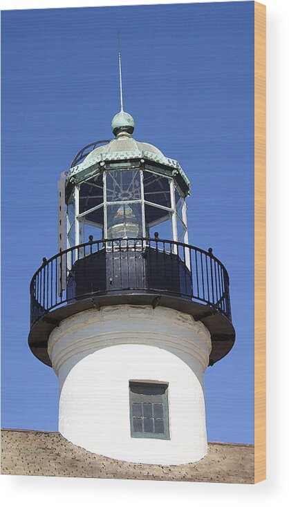 Lighthouse Wood Print featuring the photograph Light Sentry by Mary Haber