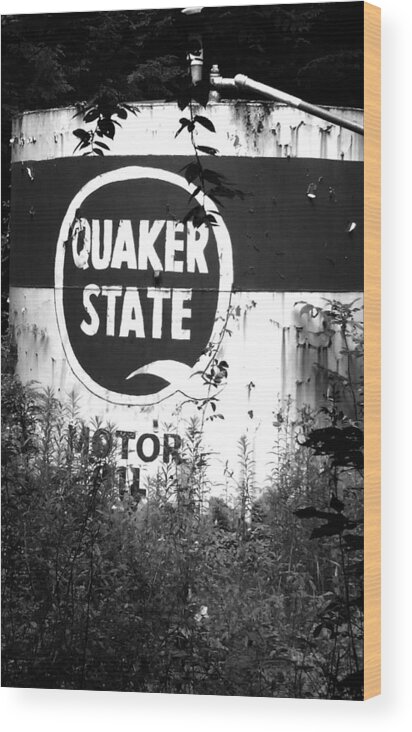 Quaker State Wood Print featuring the photograph Quaker State by Kimberly W