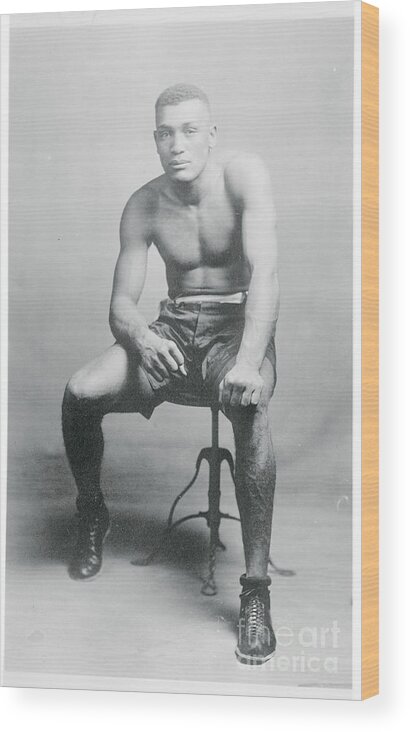 People Wood Print featuring the photograph Heavyweight Champion James Tut Jackson by Bettmann