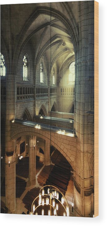 Cathedral Wood Print featuring the photograph The old cathedral by Micah Offman