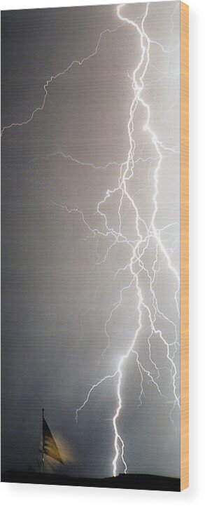 Usa Wood Print featuring the photograph American Storm by James BO Insogna