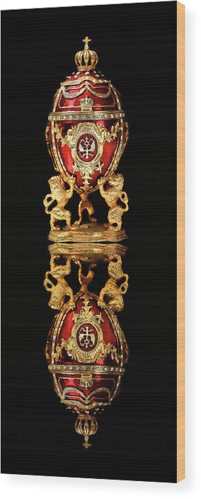 Faberge Egg Wood Print featuring the photograph Fragility by Iryna Goodall