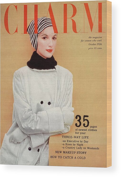 Fashion Wood Print featuring the photograph A Winter Charm Cover by Carmen Schiavone