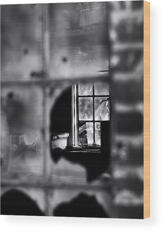 Windows Wood Print featuring the photograph Among Souvenirs Denise Dube by Denise Dube