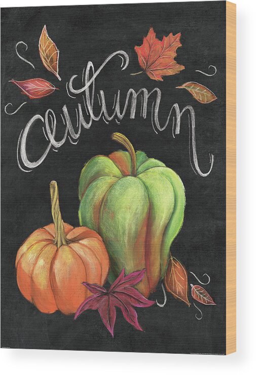 Autumn Wood Print featuring the painting Autumn Harvest I by Mary Urban