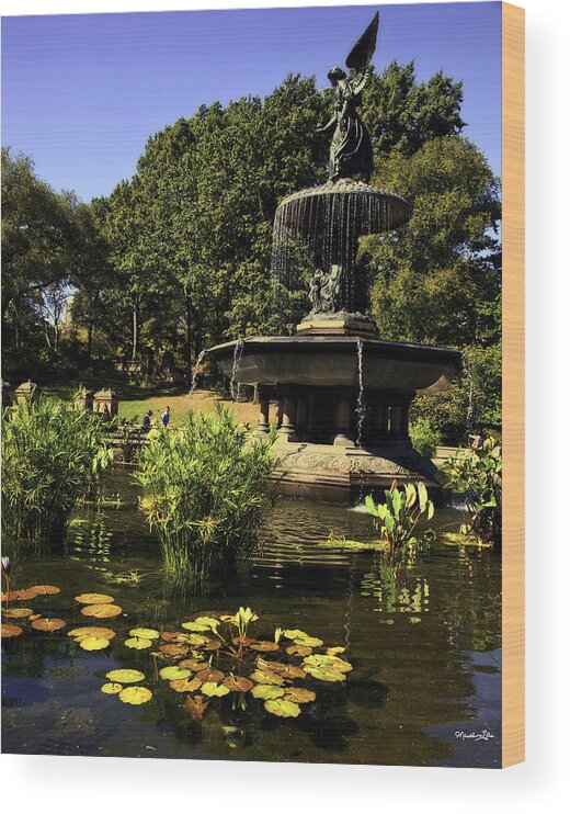 Bethesda Fountain Wood Print featuring the photograph Bethesda Fountain - Central Park 2 by Madeline Ellis