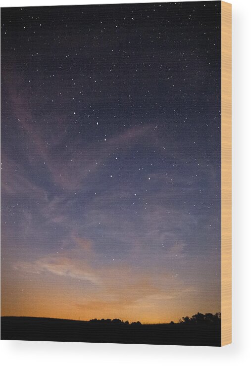 Landscape Wood Print featuring the photograph Big Dipper by Davorin Mance