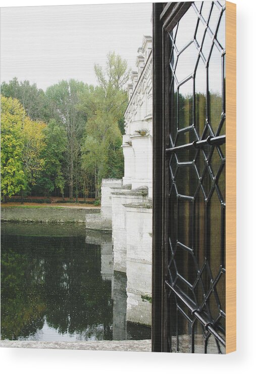 Chateau Chenonceau Wood Print featuring the photograph Bridge over the Cher River by Randi Kuhne