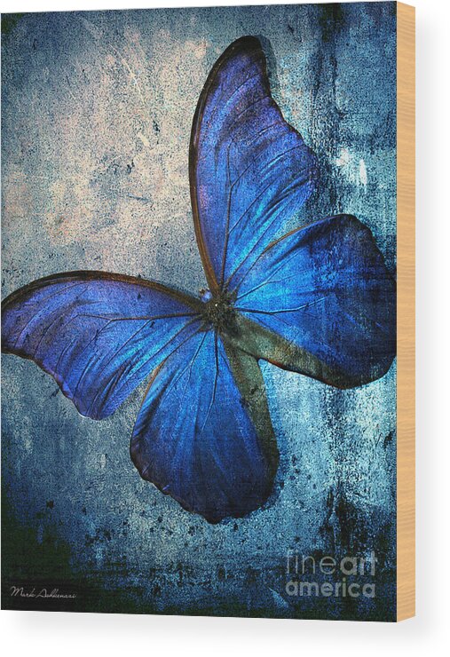 Butterfly Wood Print featuring the digital art Butterfly by Mark Ashkenazi