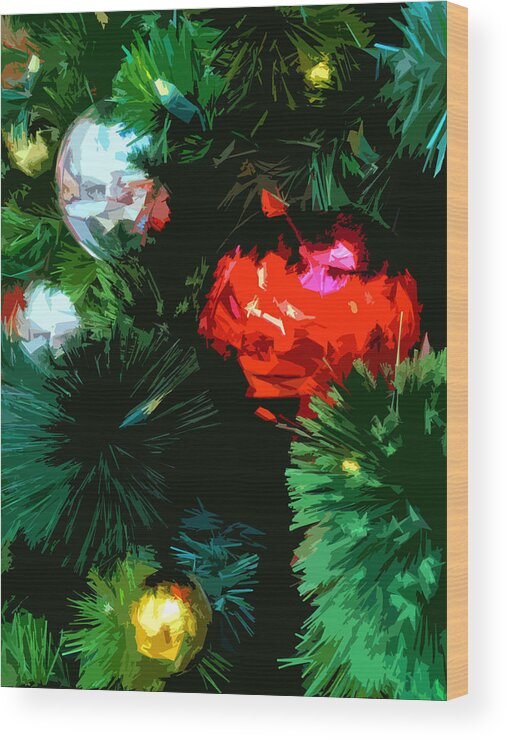 Christmas Tree Wood Print featuring the photograph Christmas Tree by Bill Owen