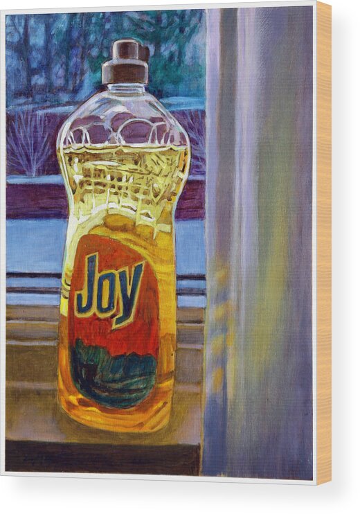 Still Life Wood Print featuring the painting Joy by John Lautermilch