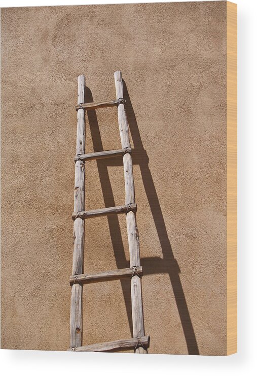 Ladder Wood Print featuring the photograph Ladder by James Granberry