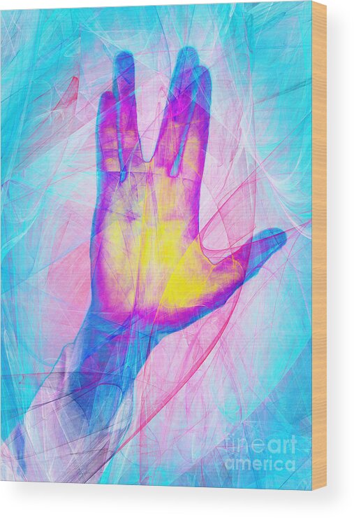 Wingsdomain Wood Print featuring the photograph Live Long And Prosper 20150302v1 by Wingsdomain Art and Photography