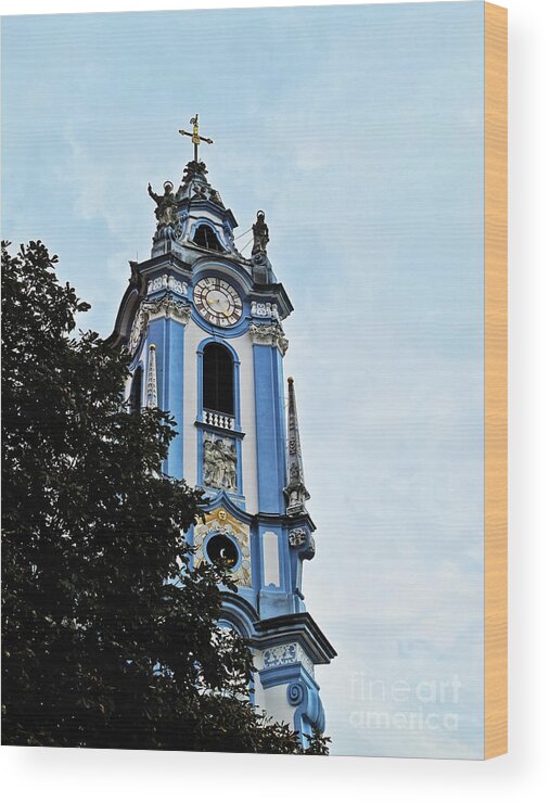 Travel Wood Print featuring the photograph Monastic Church by Elvis Vaughn