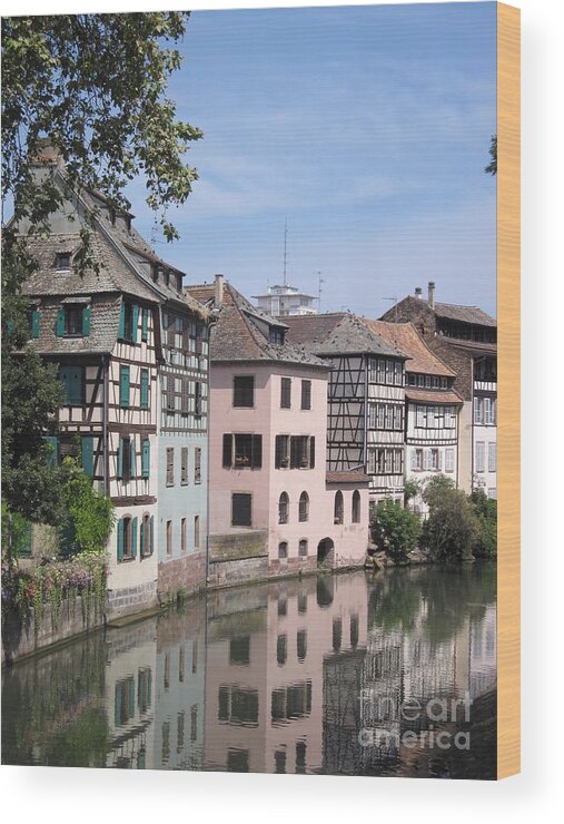 Old Wood Print featuring the photograph Strasbourg France 3 by Amanda Mohler