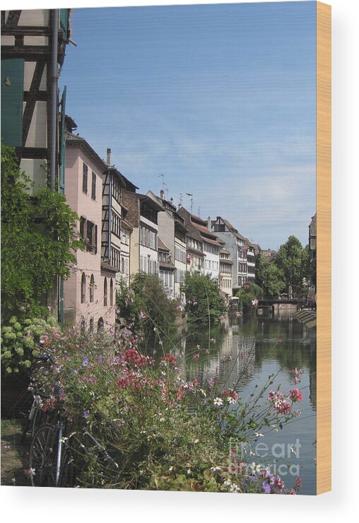 Old Wood Print featuring the photograph Strasbourg France 4 by Amanda Mohler