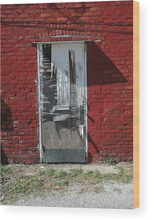 Decay Wood Print featuring the photograph Temporary by Joseph Yarbrough