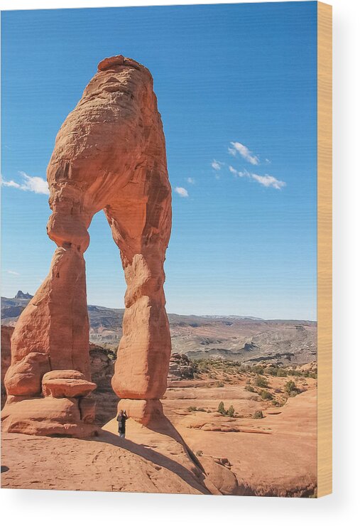 Adult Wood Print featuring the photograph The Delicate Arch by Sue Leonard